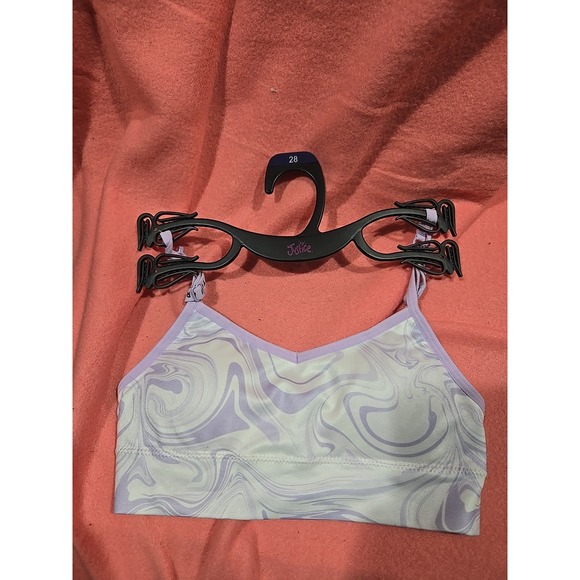 Justice‎ Girls' Marble Print Bra Top Size 28 New Without Tag - Picture 1 of 2